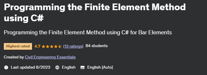 تصاویر · Finite Element Method کا استعمال کرتے ہوئے C# 2023-8