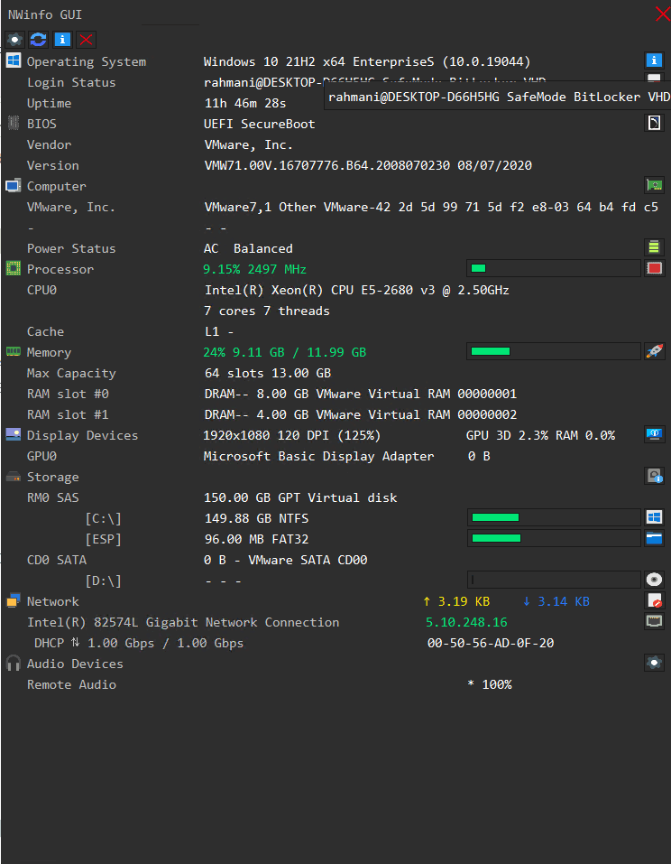 الصور · NWinfo 1.6.4