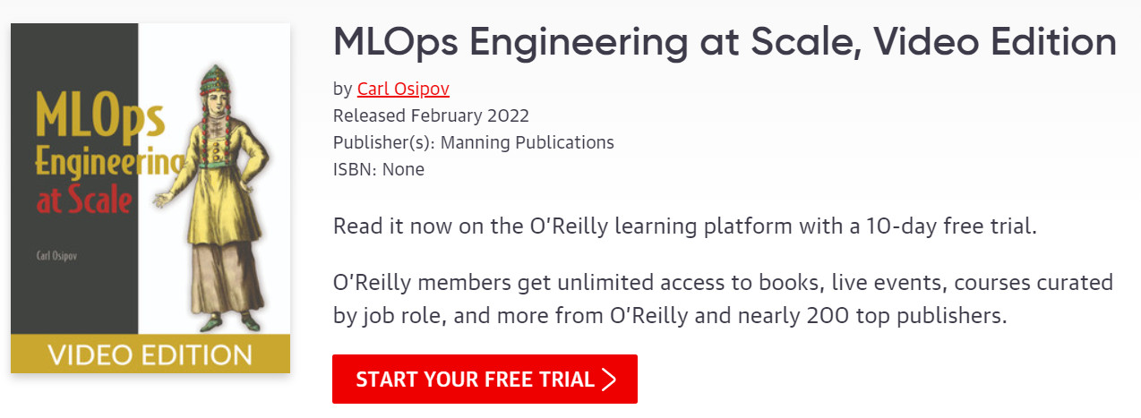 Pictures · Oreilly — MLOps Engineering at Scale, Video Edition 2022-2