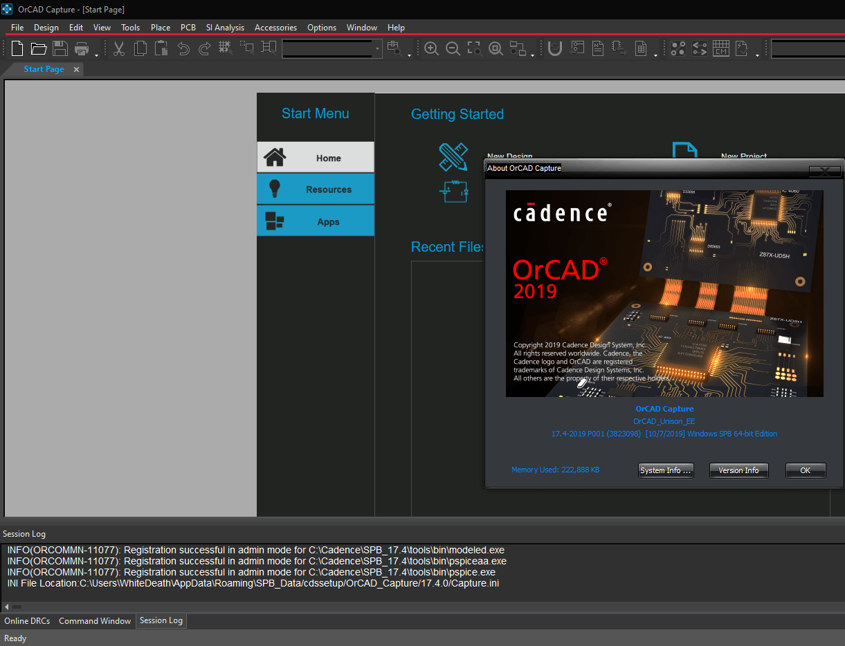 Images · Cadence Orcad X Plateforme 2025.1 HF010 V25.10.010 x64