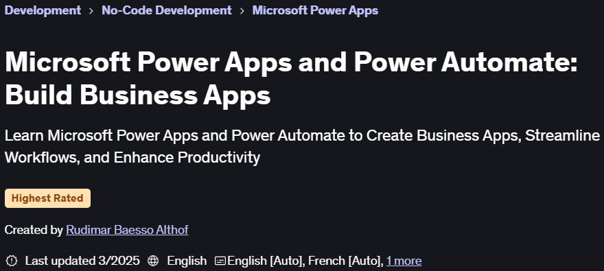 Pictures · Microsoft Power Apps and Power Automate: Build Business Apps 2025-3