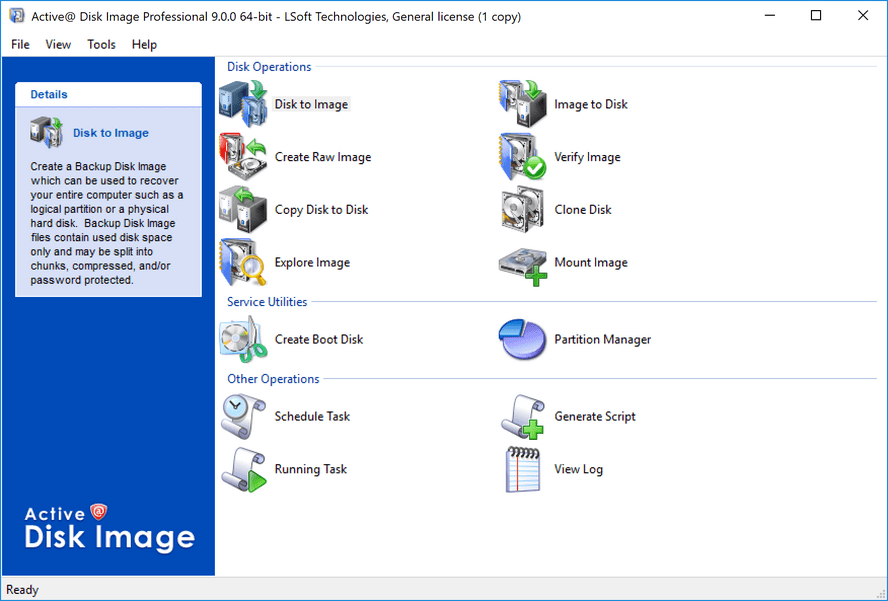 Pictures · Active@ Disk Image Professional 23.0.0