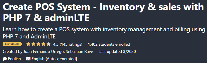 Pictures · Udemy — Create POS System – Inventory & sales with PHP 7 & adminLTE 2019-7