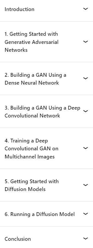Course topics · LinkedIn — Build GANs and Diffusion Models with TensorFlow and PyTorch 2022-9