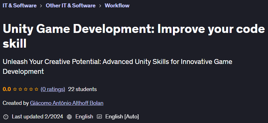 Pictures · Unity Game Development: Improve your code skill 2024-1
