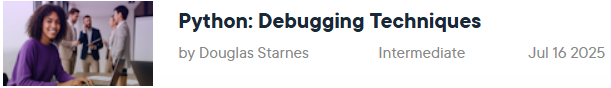 Pictures · Python: Debugging Techniques 2025-7