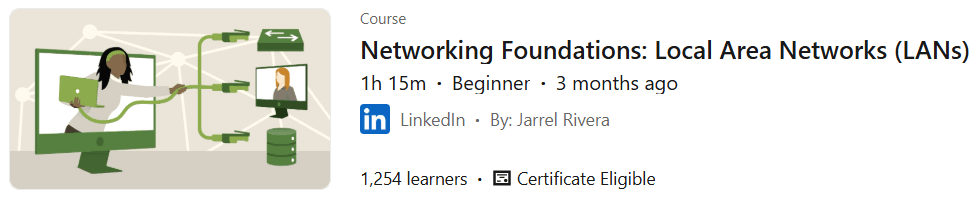 Pictures · Networking Foundations: Local Area Networks (LANs) 2024-10