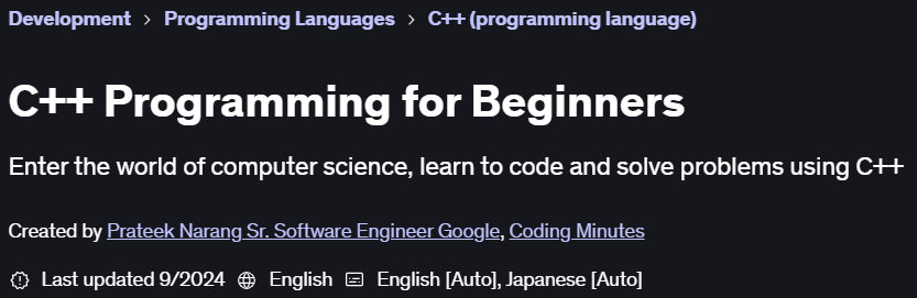 Pictures · Udemy — C++ Programming for Beginners 2024-9