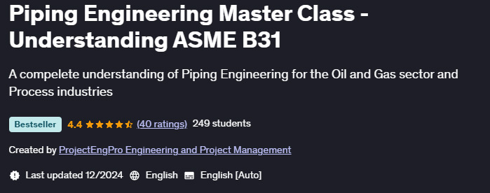Pictures · Udemy — Piping Engineering Master Class – Understanding ASME B31 2024-5