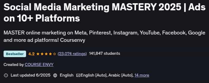 Pictures · Social Media Marketing MASTERY 2025 | Ads on 10+ Platforms 2025-6