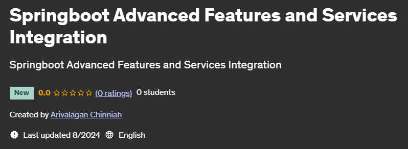 Pictures · Springboot Advanced Features and Services Integration 2024-8