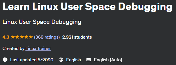 Pictures · Udemy — Learn Linux User Space Debugging 2020-5