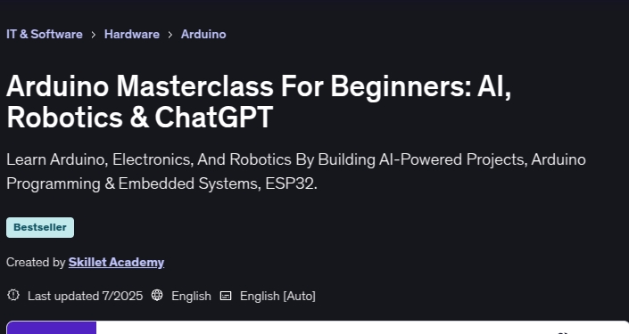 Pictures · Udemy — Arduino Masterclass For Beginners: AI, Robotics & ChatGPT 2025-7