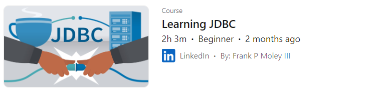 Pictures · LinkedIn — Learning JDBC 2024-10