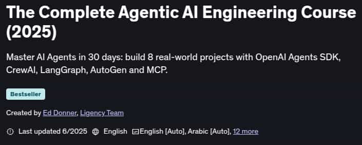 Pictures · The Complete Agentic AI Engineering Course (2025) 2025-6