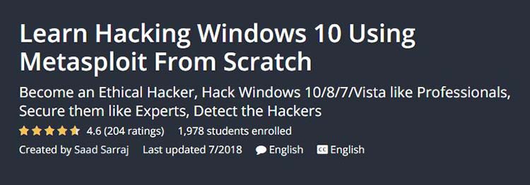 Pictures · Learn Hacking Windows 10 Using Metasploit From Scratch 2018-7