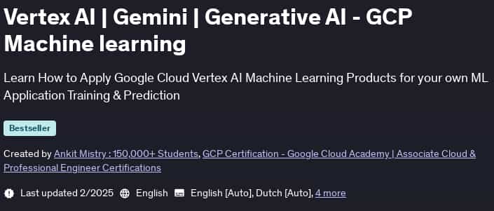 Pictures · Udemy — Vertex AI | Gemini | Generative AI – GCP Machine learning 2025-2