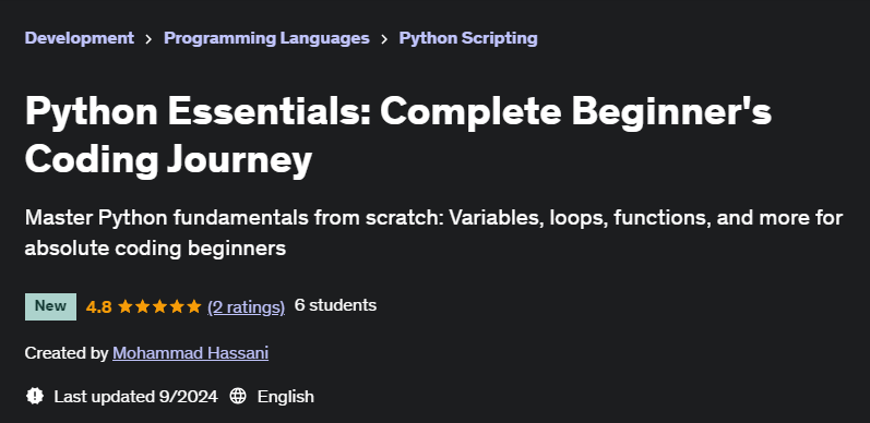 Pictures · Udemy — Python Essentials: Complete Beginner’s Coding Journey 2024-9