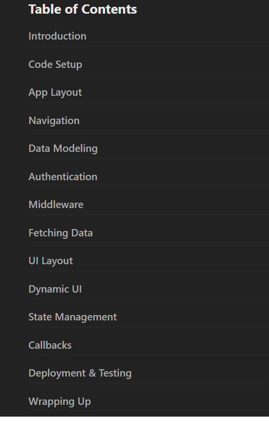 Course topics · Build a Fullstack Music App with Next.js 2022-3