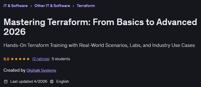 图片 · 主持 Terraform从基本到先进 2026 2026-4