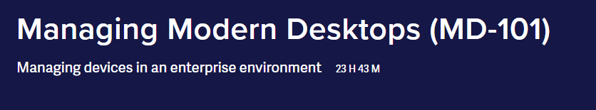 Pictures · ITProTV — Managing Modern Desktops (MD-101) 2022-7