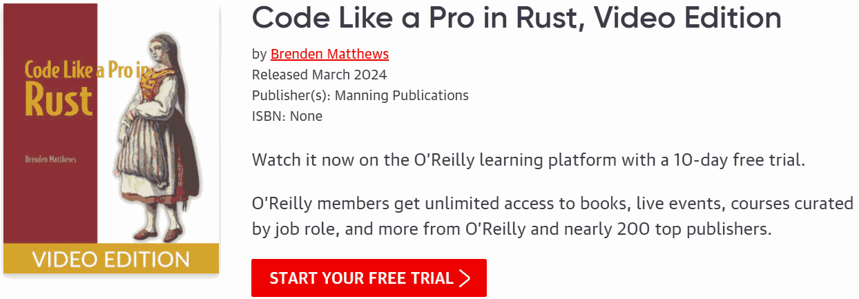 Pictures · Oreilly – Code Like a Pro in Rust, Video Edition 2024-3