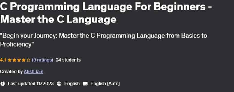 Pictures · Udemy — C Programming Language For Beginners – Master the C Language 2023-11