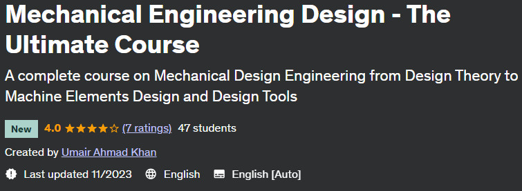 Pictures · Mechanical Engineering Design – The Ultimate Course 2023-11