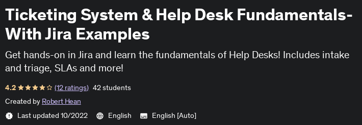Pictures · Udemy — Ticketing System & Help Desk Fundamentals-With Jira Examples 2022-6