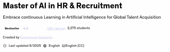 Pictures · Udemy — Master of AI in HR & Recruitment 2025-8