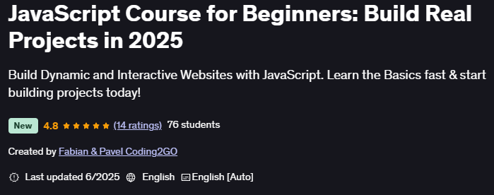 Pictures · JavaScript Course for Beginners: Build Real Projects 2025-5
