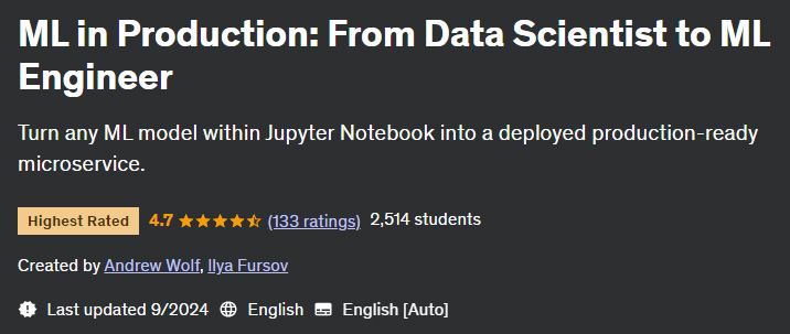 Pictures · ML in Production: From Data Scientist to ML Engineer 2024-9