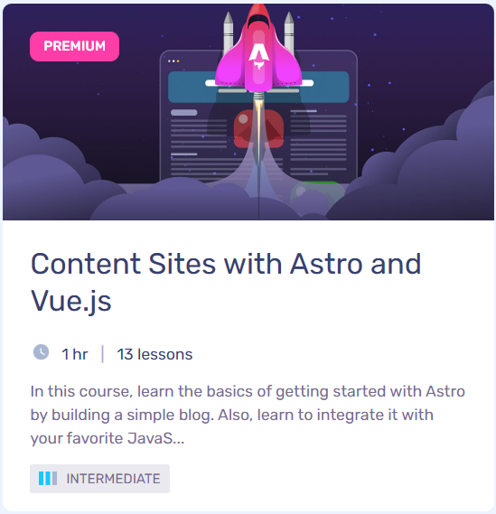 Pictures · VueSchool — Vue School – Content Sites with Astro and Vue.js 2025-3
