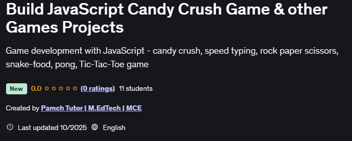 تصاویر · بنائیں JavaScript Candy Crush کھیل اور دیگر کھیلوں کے منصوبوں 2025-9