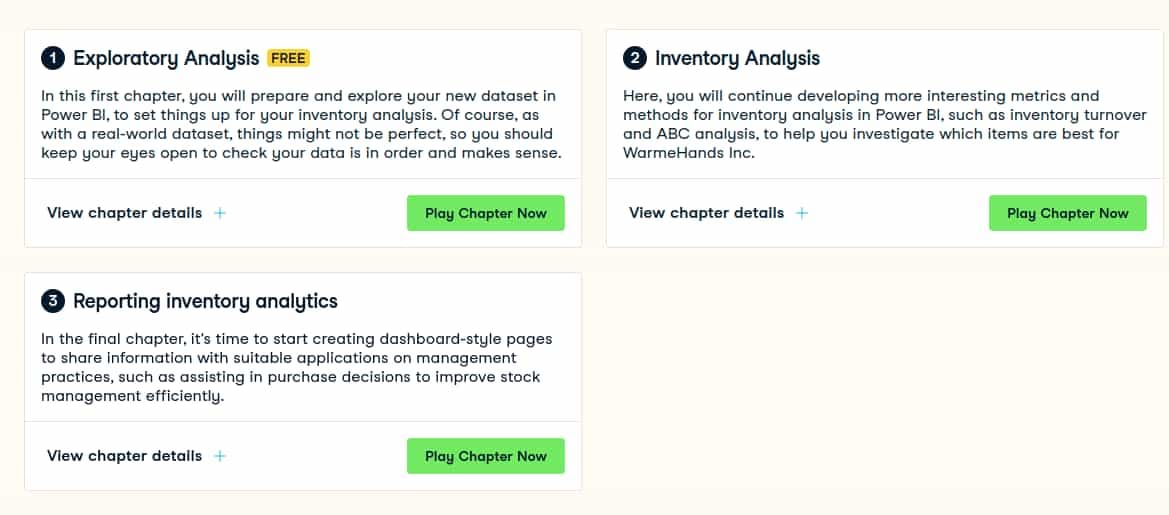 Course topics · Case Study: Inventory Analysis in Power BI 2024-12