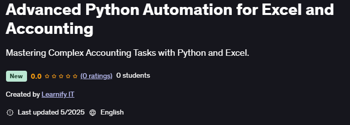Pictures · Advanced Python Automation for Excel and Accounting 2025-5