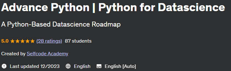 Pictures · Advance Python | Python for Datascience 2023-11
