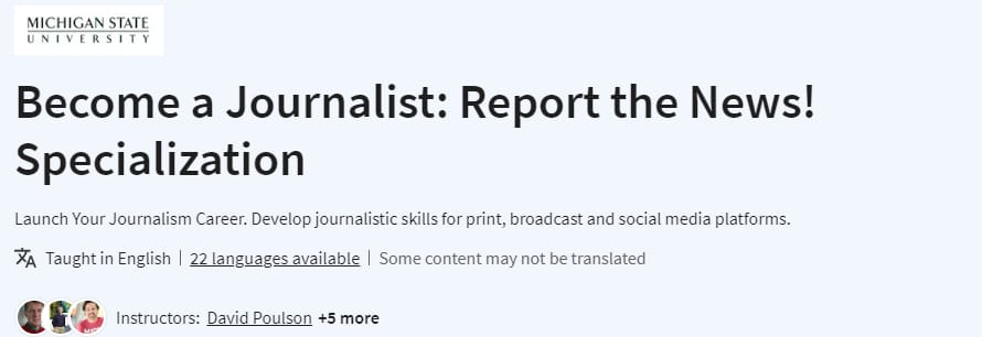 Pictures · Coursera — Become a Journalist: Report the News! Specialization 2024-7