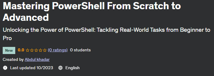 Pictures · Udemy — Mastering PowerShell From Scratch to Advanced 2023-10