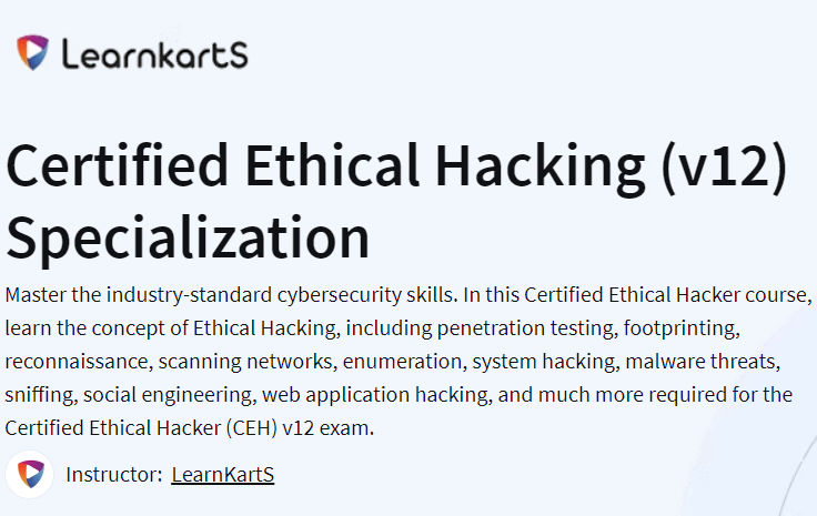 Pictures · Certified Ethical Hacking (v12) Specialization 2024-9