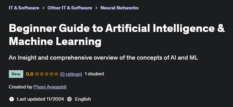 Pictures · Udemy — Beginner Guide to Artificial Intelligence & Machine Learning 2024-11