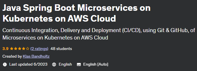 Pictures · Java Spring Boot Microservices on Kubernetes on AWS Cloud 2023-4