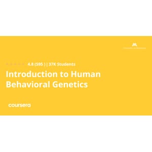 Introduction à la génétique du comportement humain 2025-12