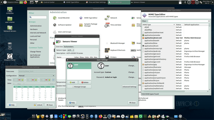 Pictures · Emperor-OS Linux v2.5 LTS x64