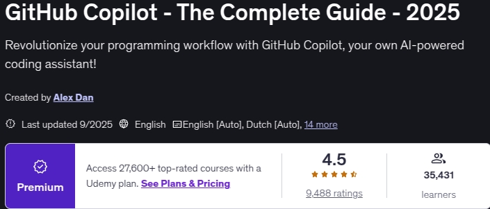Pictures · GitHub Copilot – The Complete Guide – 2025 2025-9