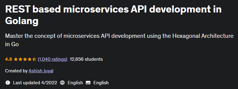 Pictures · REST based microservices API development in Golang 2022-4