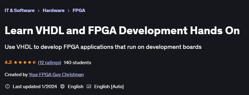 Pictures · Learn VHDL and FPGA Development Hands On 2024-1