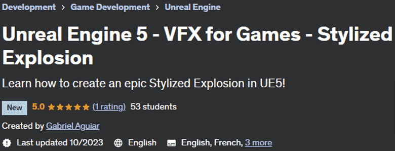Pictures · Udemy — Unreal Engine 5 – VFX for Games – Stylized Explosion 2023-10