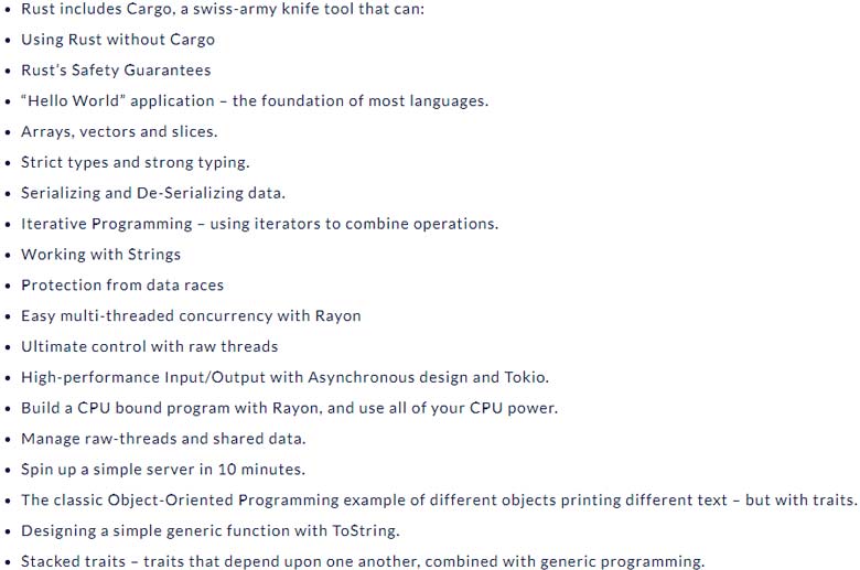 کورس کے موضوعات · آرڈان لیبز – Ultimate Rust: Foundations 2024-3