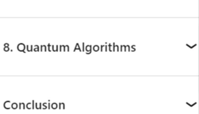 Course topics · Quantum Computing Fundamentals 2023-4